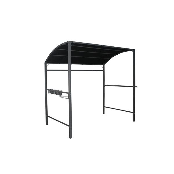Outdoor Patio Polyester BBQ Shelter Barbecue Gazebo with Powder Coated Sail Finishing