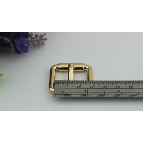 Bag Parts Accessories Zinc Alloy Shiny Gold 25 MM Roll Pin Belt Buckle For Sales