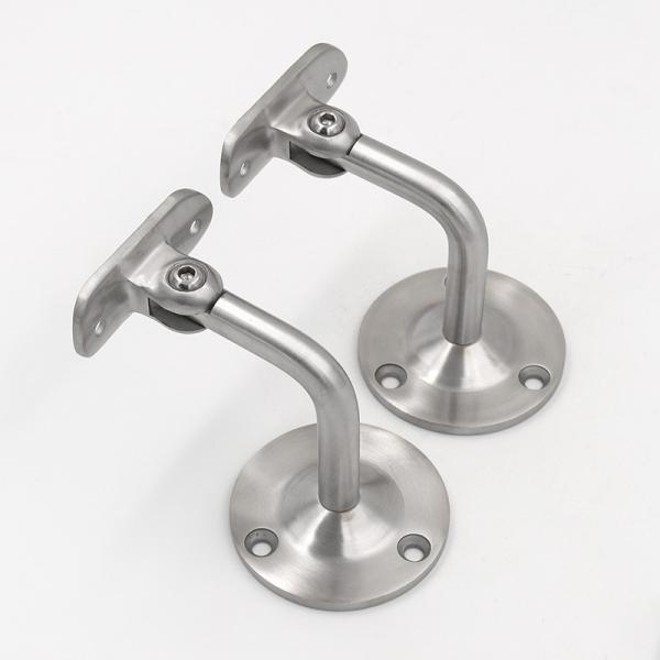 Винтажный дизайн стеклянные лестничные решетки для рук Порошок покрытый / отполированный / почищенный / анодированный отделка