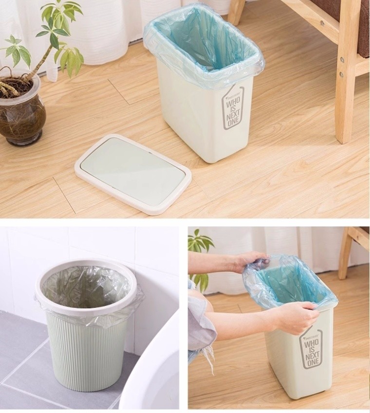 Eco-Friendly Home or Office Garbage Bags in Various Sizes Customer Logo Accepted