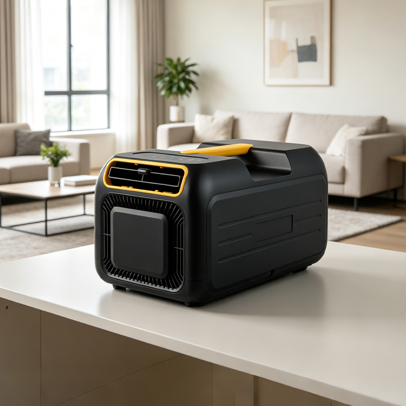 Easy Setup Portable Air Conditioner 4800BTU Real Compressor No Drain For Container