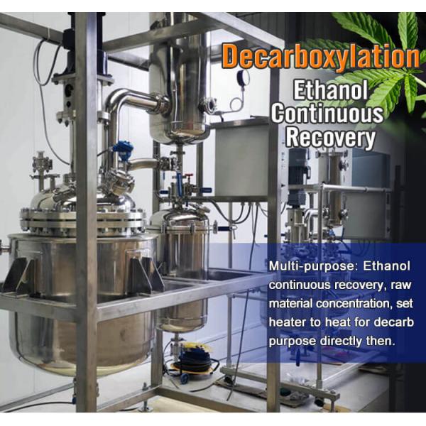 Decarboxylation Reactor TOPTION Glass & Stainless Steel Reactor