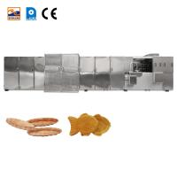 Chaîne de production automatique multifonctionnelle de gaufrette de Monaka de machine de fabrication de biscuits de gaufrette