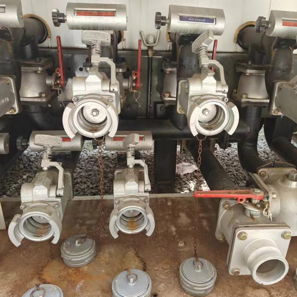 3 inch Aluminium French Discharge Valve for Fuel Tank Truck API Valve Unloading Valve Standard