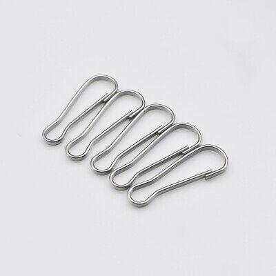 SS304 Lobster Clasp Claw Flag Pole Rope Hook Clips Egg Shaped Spring Gate Snap Hook Carabiner Clip