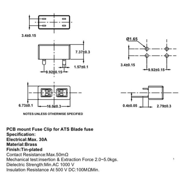 SL-506B Blade Fuse Holder