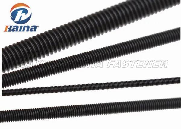 Finished  carbon steel All Bar Grade 5 Grade 8 Fully Black Threaded Rod