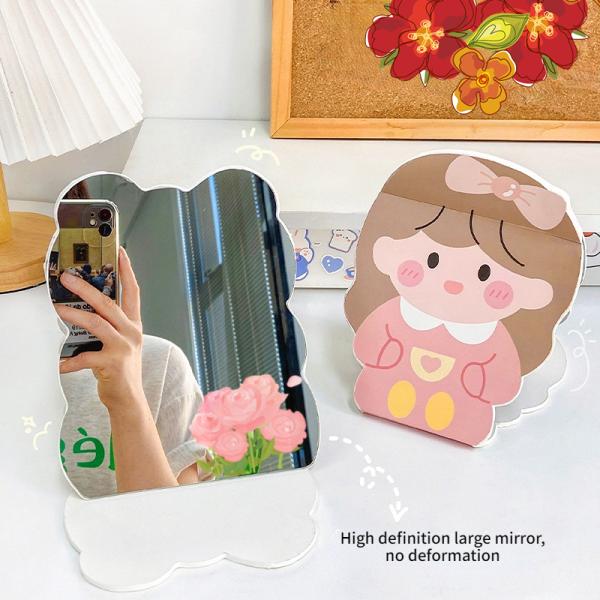 Дополнительный логотип складной макияж складной макияж милый путешественник косметический суеверие зеркало для и логотип