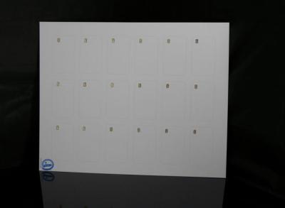 RFID HF Inlay avec puce de la série Atmel 3 x 6 pour les systèmes de paiement et la logistique des conteneurs