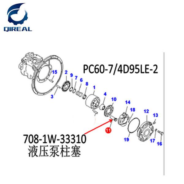 Поршень гидронасоса PC60-7 708-1W-33310