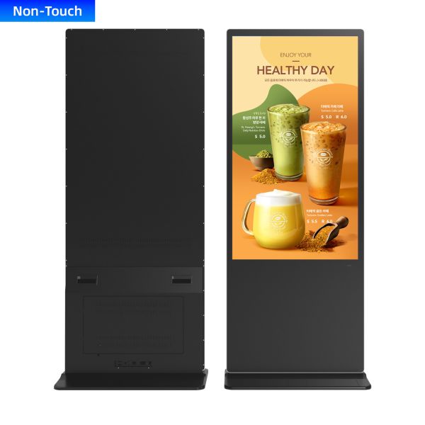 Indoor Android Lcd Advertising Digital Signage Totem Floor Standing 55 Inch