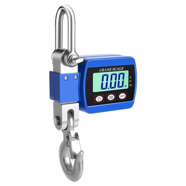 Customizable Portable Crane Scale 500kg Hanging Weighing Scale in Blue Orange Alloy Steel OEM Product