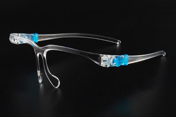 New Arrival Full Cover Protective Face Sheild PET Transperent With Glasses Frame