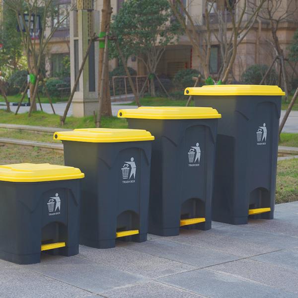 100L 660L 1100L Outdoor Garbage Can Plastic Garbage Containers
