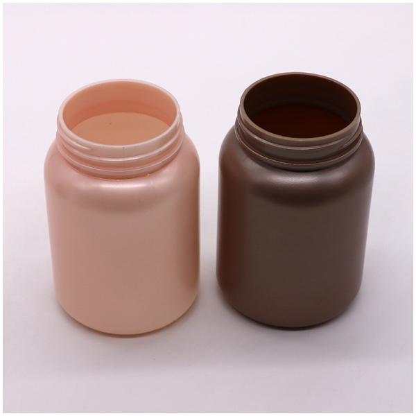 Caja de almacenamiento de medicamentos para cápsulas sólidas, soporte de suplemento para cápsulas en forma redonda de 275 ml PE