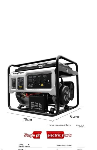 Household Convenient Small Industrial Emergency 3/5/8kw 10 kW 220 Gasoline Generator Set