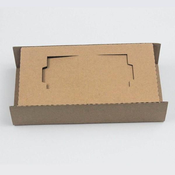Disposable Biodegradable Paper Tableware Custom Logo Printed 2-Compartment Cup Holder for Coffee Juice Milk Tea Takeaway