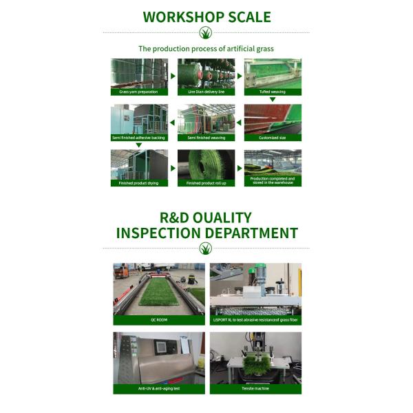 Высококачественная искусственная трава для садов с защитой от УФ