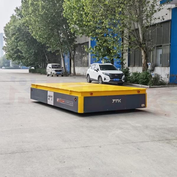 Trole de borracha de transferência do pneumático de 6 bens de Ton Electric Car Carry Heavy grande