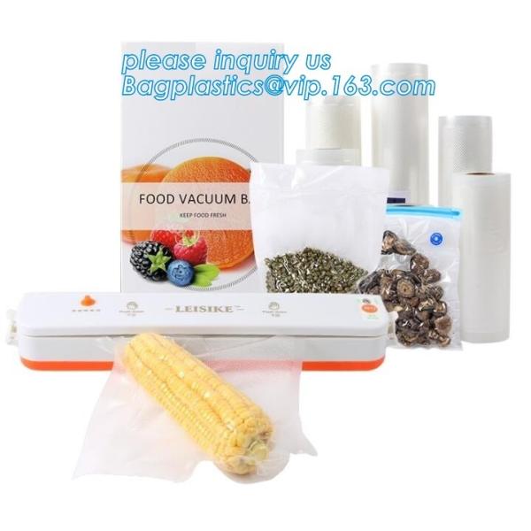 Disposable Transparent Vacuum Sealer Food Storage Plastic Packaging Roll Bag for Food Sealed, Textured Food Freshness St