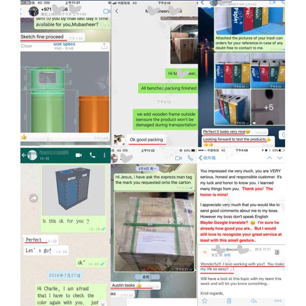 Powder Coating Sunproof 150cm Cast Iron Garden Park Bench