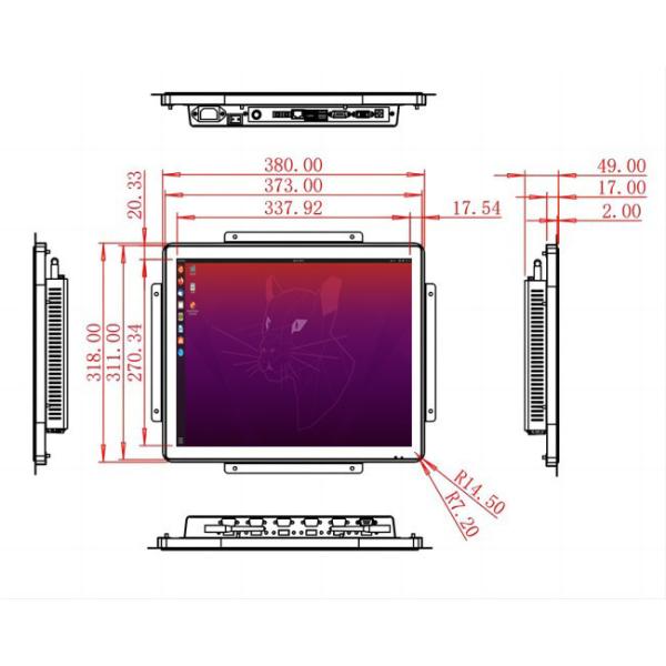 17-Inch Linux Touch Vision Platform for Manufacturing Equipment, Digital Directories, Public Information Hubs, and Energy Dashboards