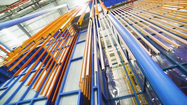 Fully Automated Powder Coating Paint Plant 380V 220V Metal Powder Coating Line