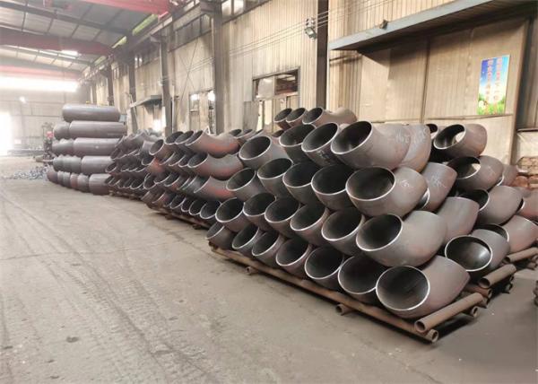Carbon Steel Elbow Carbon Steel Seamless Butted Welding Large Sizes 24---48 90D LR Elbow Bevelend Black Painting