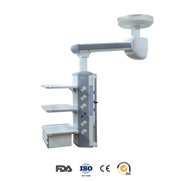 Patient Emergency Room Medical Gas Pendant With Double Ceiling Arm Load