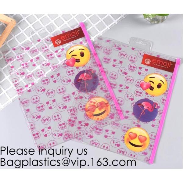 China Manufacturer Wholesale Transparent Beautiful Clear Eva Cosmetic Bag,Travel Bag With Double Zip Design, Bagease