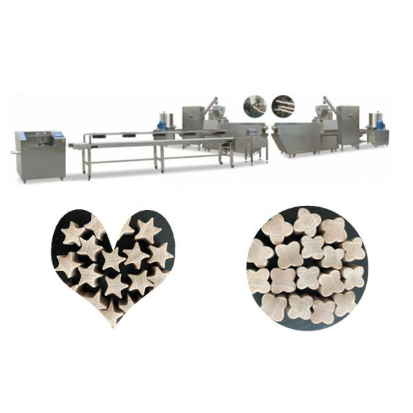 Double Color Treats Chewing Gum PET Treat Machine , Pet Food Equipment