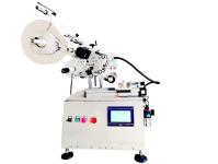 Máquina de etiquetas semi automática lisa da etiqueta do frasco do PLC para a garrafa quadrada
