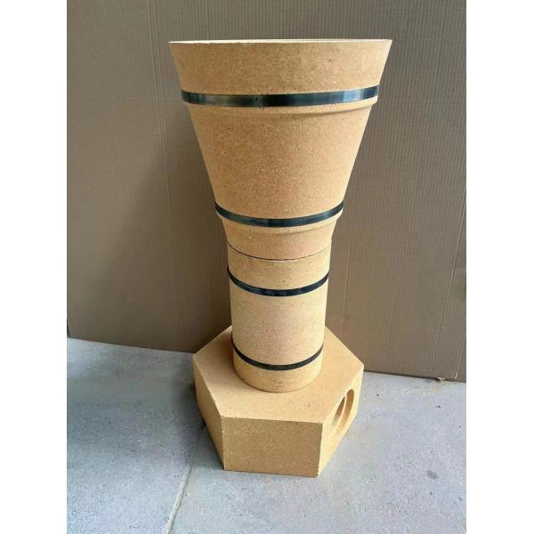 Thermal Shock Resistance High Alumina Runner Holloware Casting Bricks for Foundry Steel