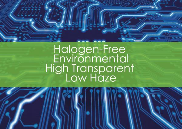 PET Material Flame Resistant Security Film Halogen Free For Printing And Lamination