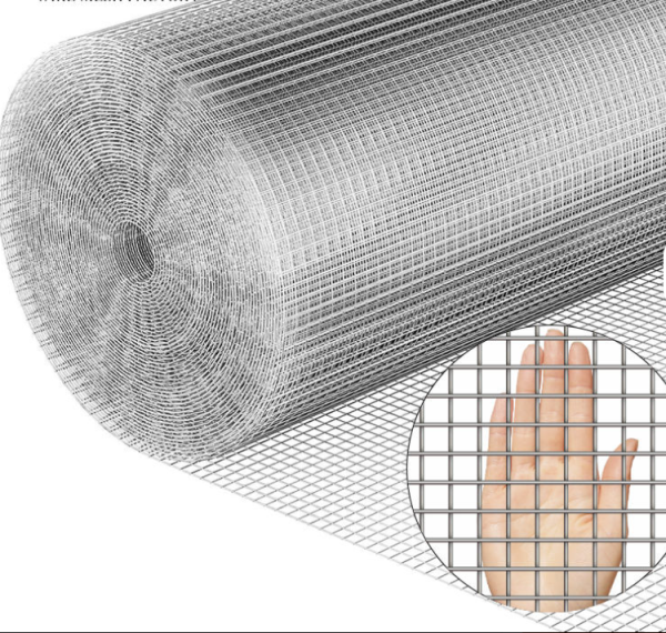 Polished Stainless Steel Welded Wire Mesh Roll / Sheet For Filter And Protection