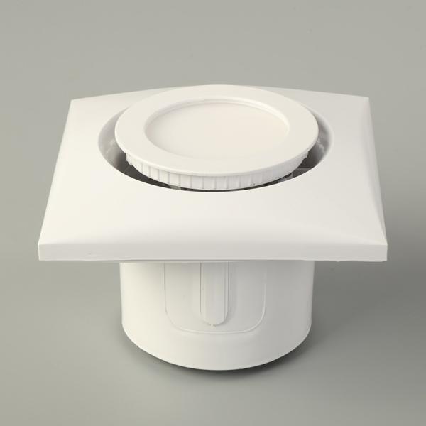 Certificação SAA LED Ventilação ABS plástico redondo difusor cone grelha centrífuga
