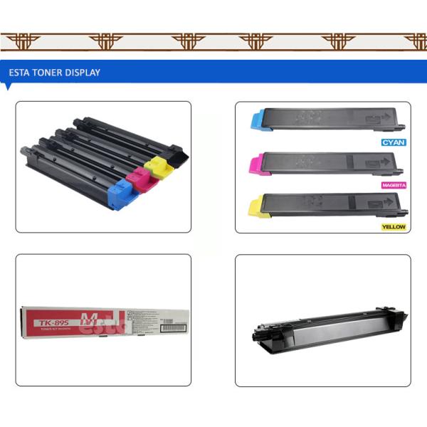 Kyocera TK - 895 Multipack OEM Color Laser Toner para FS C 8525 Producción de página de 6,000