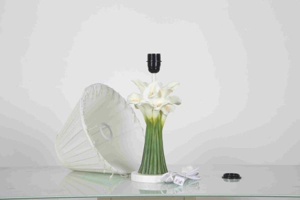 Country Cabins Classic Home Table Lamps With Hanging Crystal Flower Shape