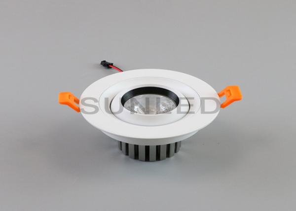ÉPI LED Downlight 12W enfoncé rotatif 70mm d'angle de faisceau 15° 3 ans de garantie