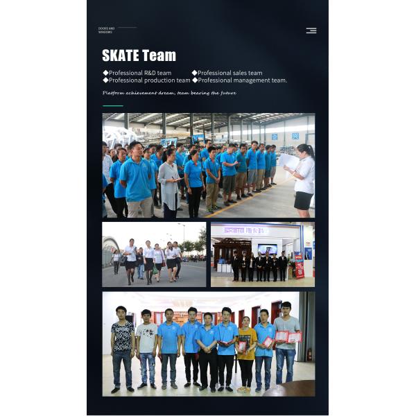 Настроить свой конечный дом с SKATE оригинальное оборудование Алюминиевое ванной оконные навесы