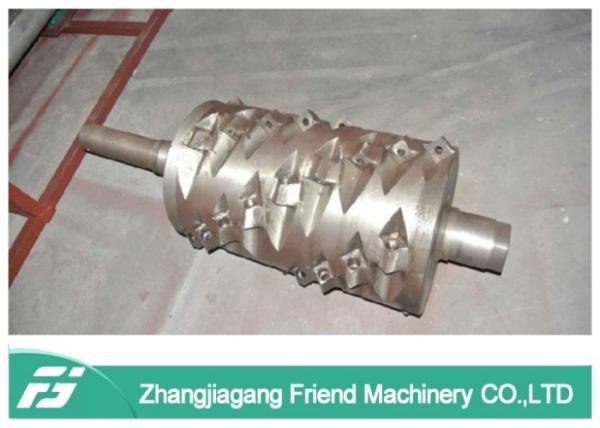 Professional Single Shaft Shredder Plastic Crusher Machine With CE / SGS / UV Certificate