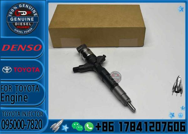 Common Rail Inyectores Diesel auto engine systems Fuel Diesel Injector 23670-39265 095000-7820 For Toyota 1KD-FTV