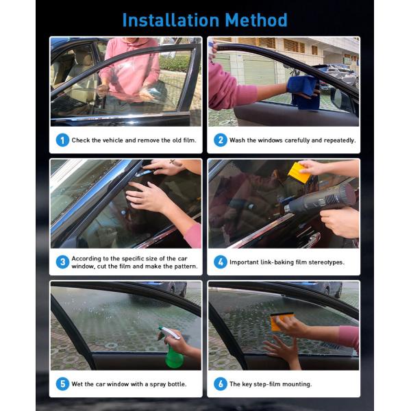 CR80BL Корейская камералеонная пленка Фиолетовая Синяя Окновая пленка