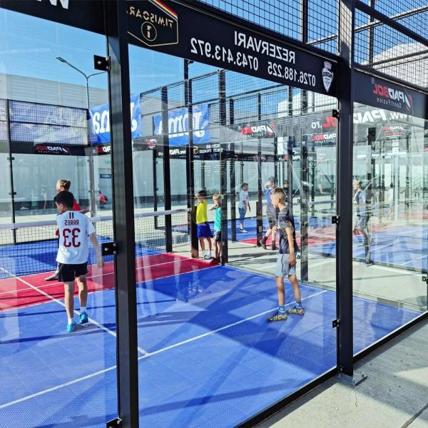 Équipement de sport de tennis sur plateforme professionnel extérieur de niveau compétition avec certificat CE