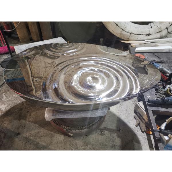 Hall Furniture Sculptures Steel 316 Water Sky Mirror Sculpture