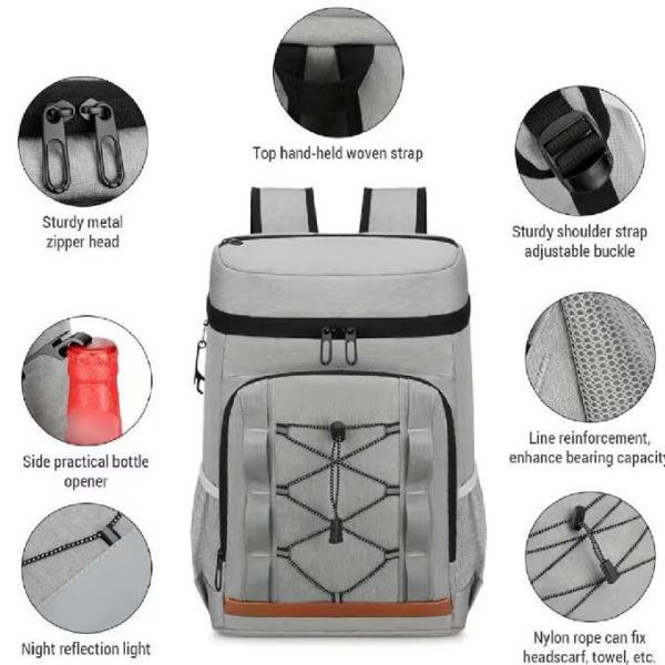 Custom Waterproof Lunch Bags Insulated Cooler Backpack