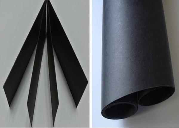 Wood Pulp Black Paper Board 110 - 450gsm Smooth Face Black Chipboard MSDS