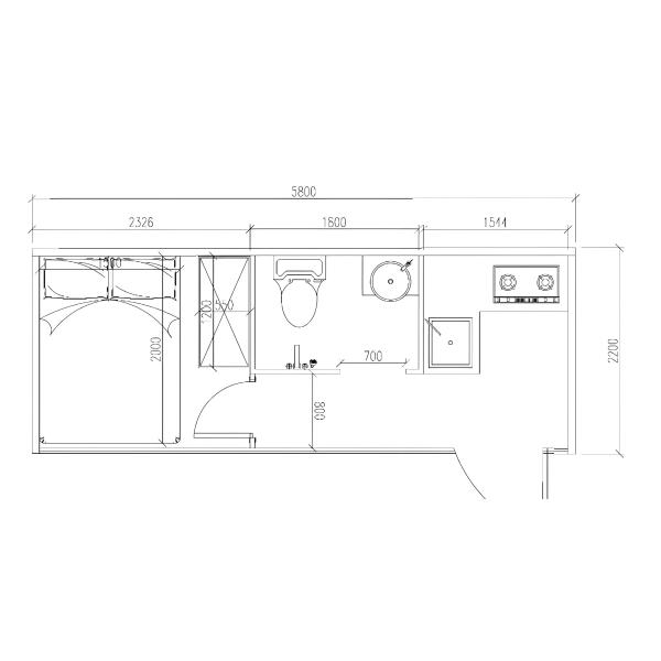 Galvanized Steel Space Capsule House Apple Cabin With Kitchen And Bathroom