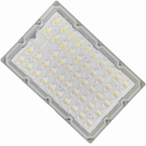 150W SMD 3030 LED PCB Board with TYPE2-M Beam Angle Lens for Light Module