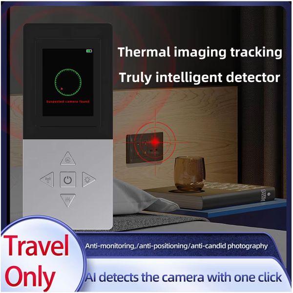 3.7V RF Signal Detector Heat Seeking AI Auto Scanner Hidden Cam GPS Tracker Wireless Signal Scanner